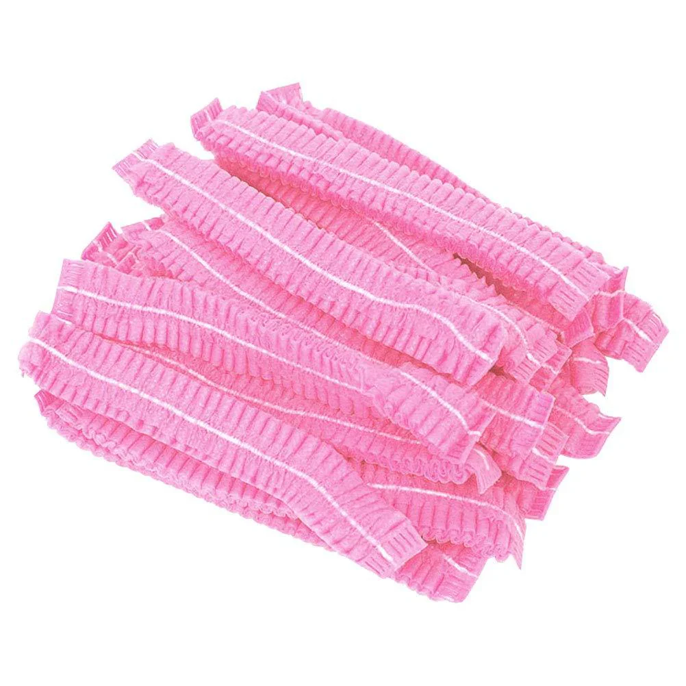 Disposable Pink Hair Nets (100pcs)
