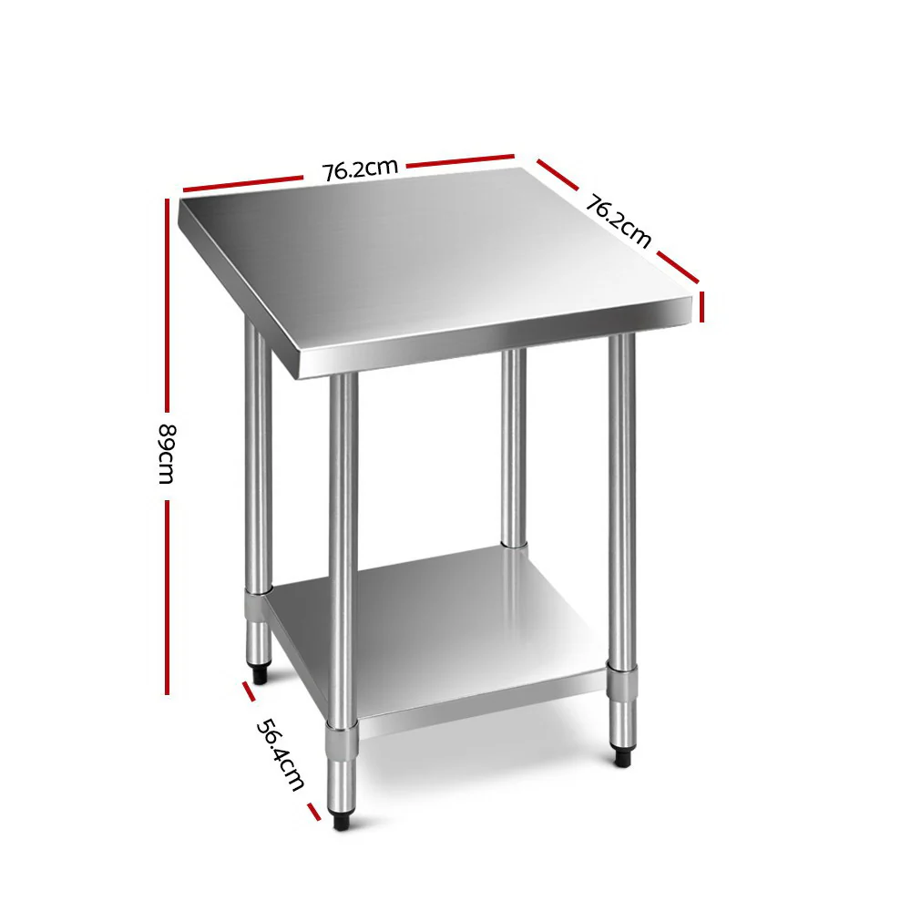 Stainless Steel Medical Work Bench - 762mm x 762mm - Image 2