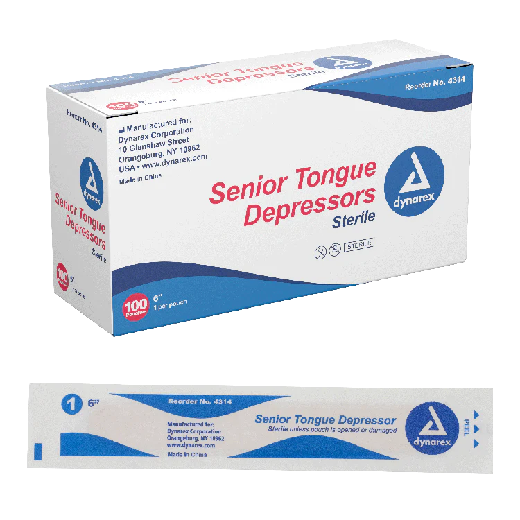 Dynarex Sterile Tongue Depressors